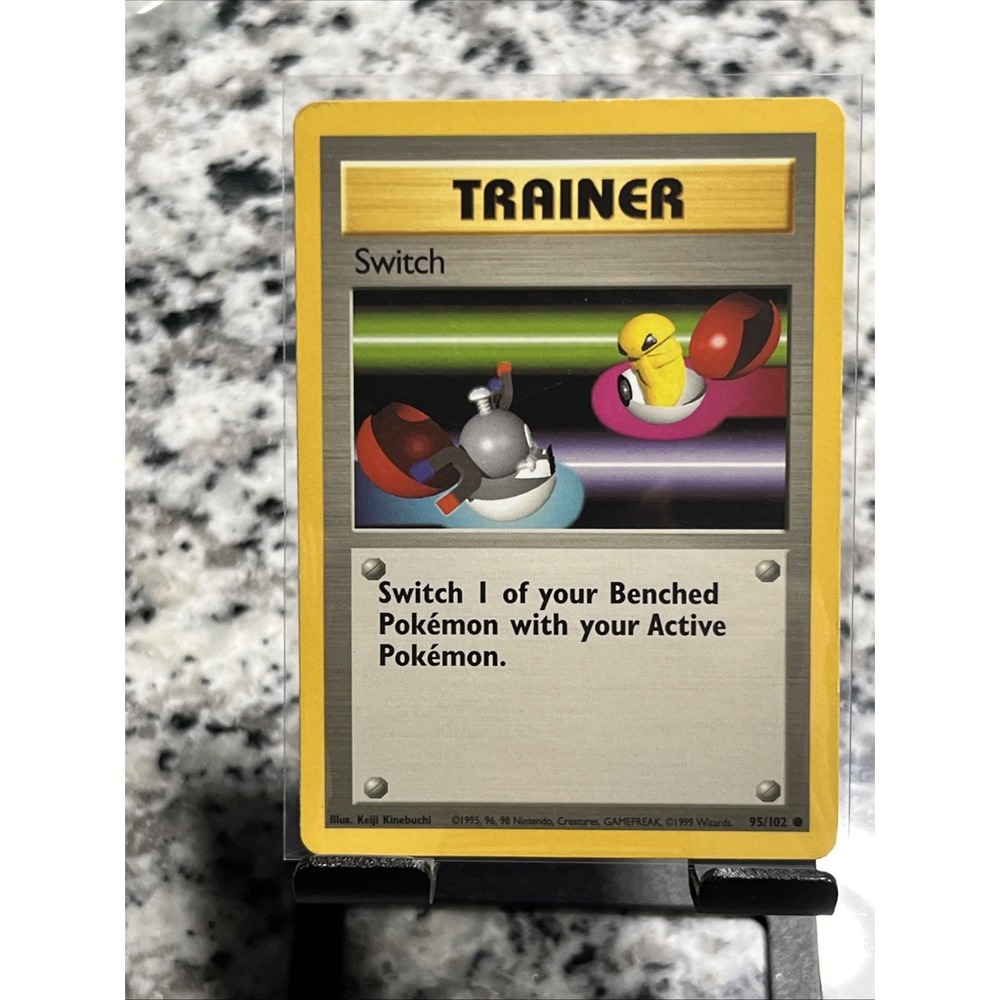 Switch‎ 95/102 Pokémon Base Set – Trainer – Lightly Played